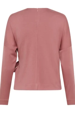 TRIIW VINCENTIW KNOT BLOUSE WITHERED ROSE 181435 30112203