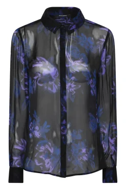 TrilobaBBCori Shirt Purple Flower BBW4759