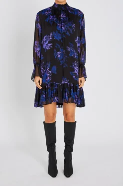 TrilobaBBViljas Dress Purple Flower BBW4760