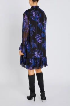 TrilobaBBViljas Dress Purple Flower BBW4760