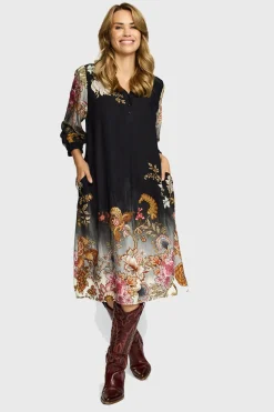 Valmas BLACK FLOWERS 1021423