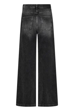 VickyCC Stud Wide LL Jeans 96Black 31639