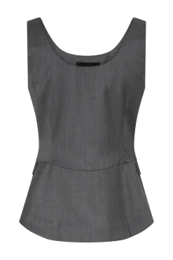 WaterlilyBBBeatus waistcoat Grey Melange BBW4751