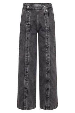 WillaCC Button Jeans 96Black 41005