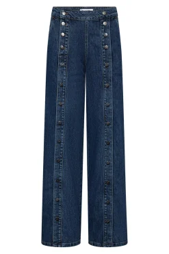 WillaCC Button Jeans 580Indigo 41005