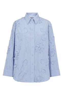 XavierCC Avy Stripe Shirt 23Pale Blue 45103