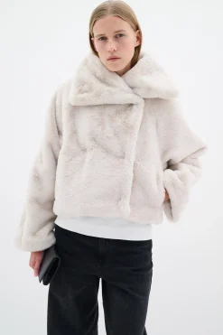 YonekoIW Short Coat Haze 30109835