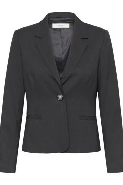 YuktaIW Ila BLazer Medium Grey Melange 301744 30111236