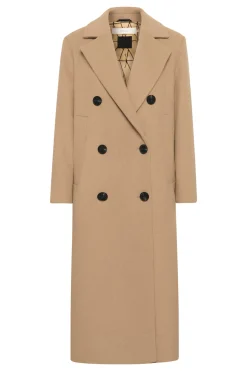 YunahIW Long Coat Tobacco Brown 30110610