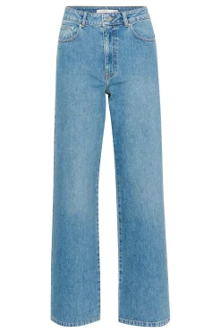 ZolinaGZ HW wide jeans NOOS Washed mid blue 10909859